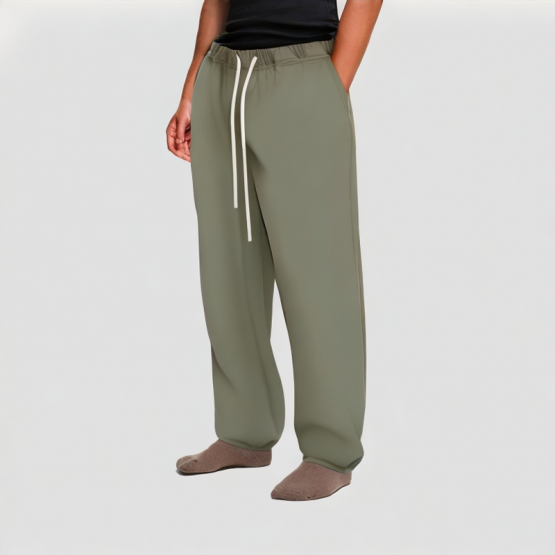 Cotton Tapered Casual Pants
