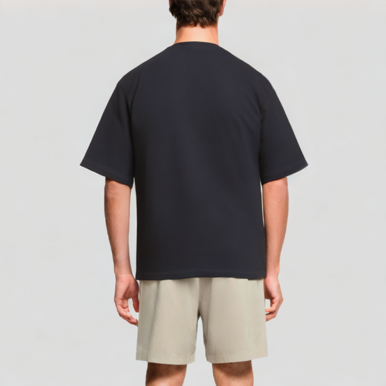 Solid Color Simple Round Neck Short Sleeves