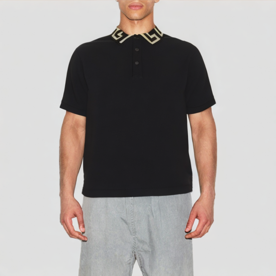 High Quality Soft Contrast Lapel Short Sleeves