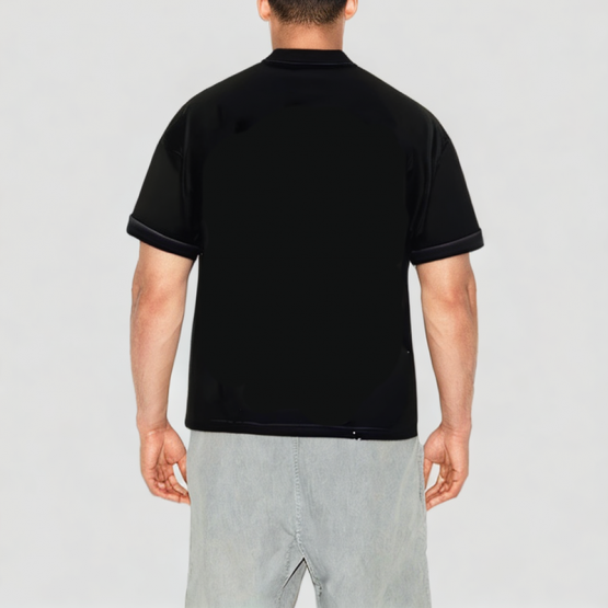 Cartoon Graffiti Print Short Sleeves