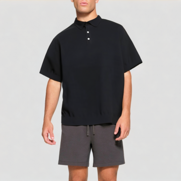 Worsted Cashmere Men's Short Sleeves