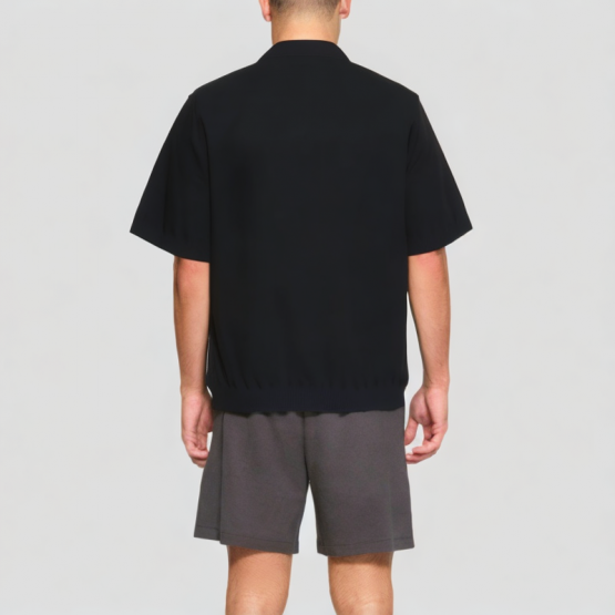 Worsted Cashmere Men's Short Sleeves