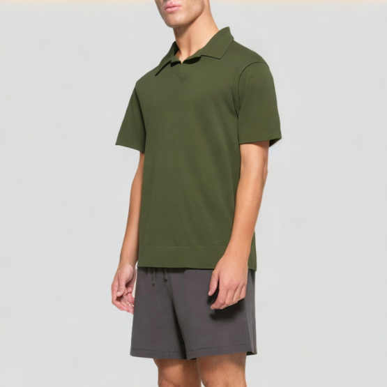 Breathable And Wrinkle Resistant Men's Short Sleeves