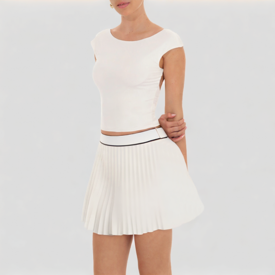 Casual Daily Pleated Short Skirt