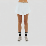 White Breathable Casual Shorts