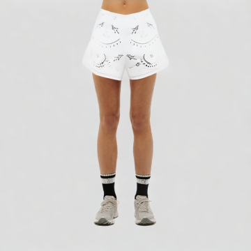 Hollow Crochet Casual Shorts