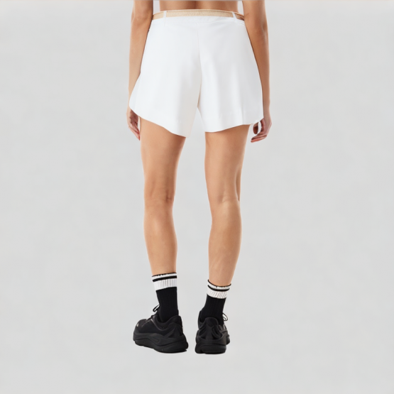 White Casual Shorts