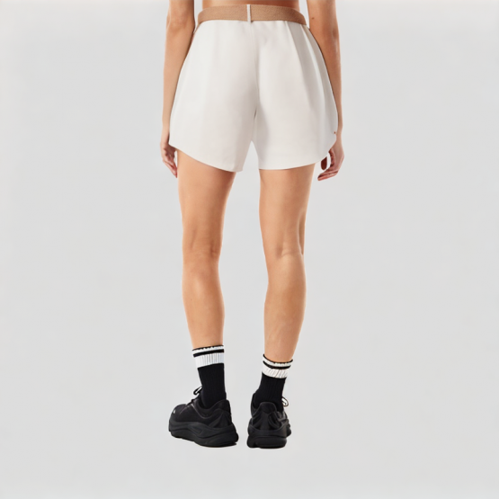 Pleated Casual Straight Shorts