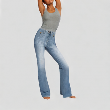 Casual Wide Leg Jeans