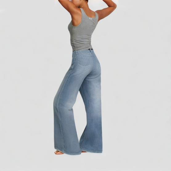 Casual Wide Leg Jeans