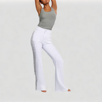 White Wide Leg Jeans