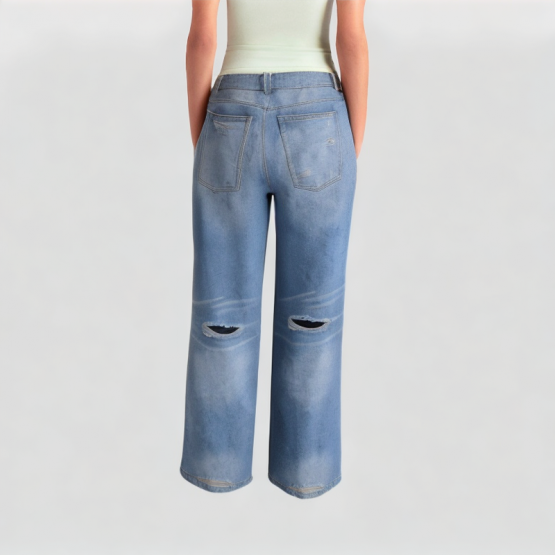 Versatile Ripped Jeans