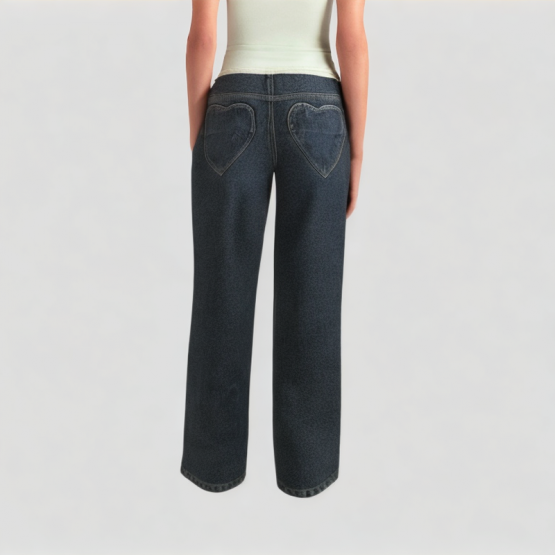 Love Pocket Straight Jeans