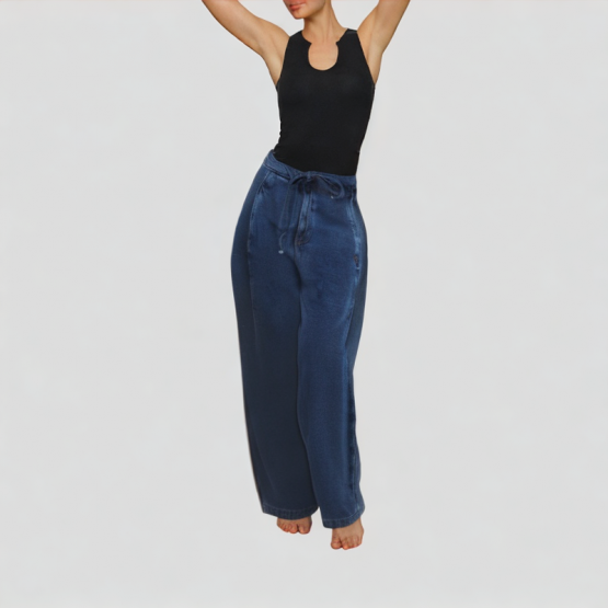 High Waisted Versatile Jeans With Zipper