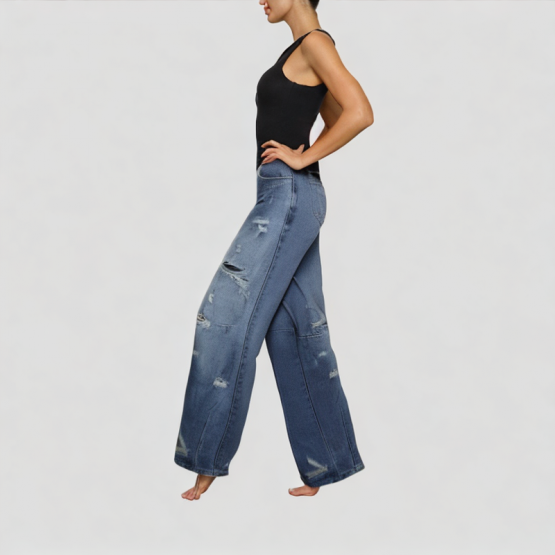 Loose Ripped Casual Jeans