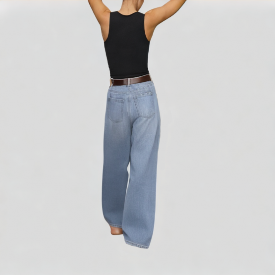 Light Blue Tapered Jeans