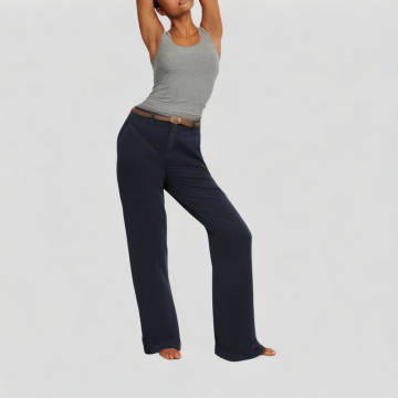 Dark Blue Women's High Waisted Tapered Jeans