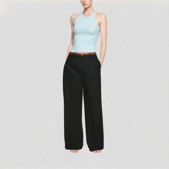 Women's Simple And Fashionable Loose Jeans