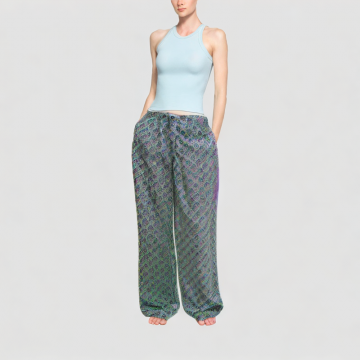 Graffiti Printed Casual Pants