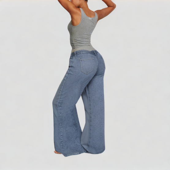 Patchwork Casual Jeans
