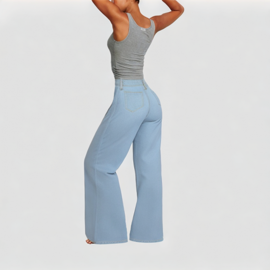 Fashionable And Casual Light Colored Jeans