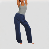 Asymmetric Dark Blue Jeans