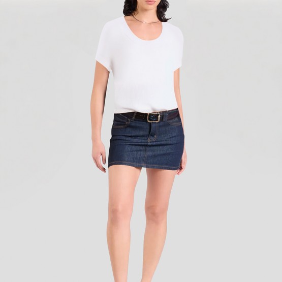 Women's U Neck Short Knitted Short Sleeves