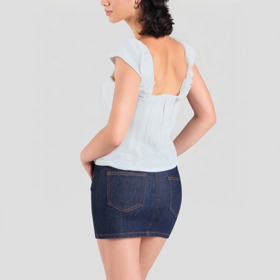 Versatile Pleated Short Sleeves