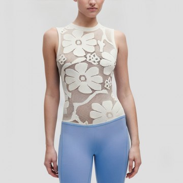 Floral Print Sleeveless Top