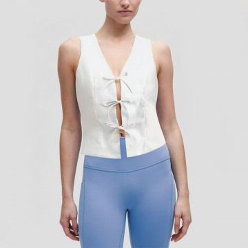 Bow Tie Sleeveless Top