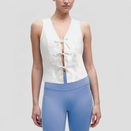 Bow Tie Sleeveless Top