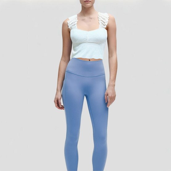 Sweet Lace Splicing Sleeveless Top