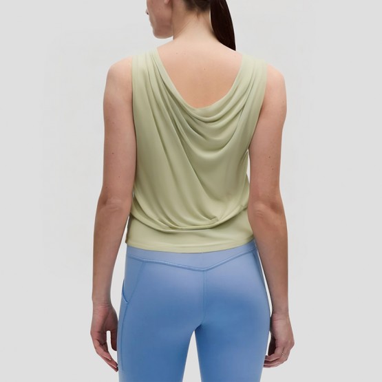 Satin Asymmetric Sleeveless Top