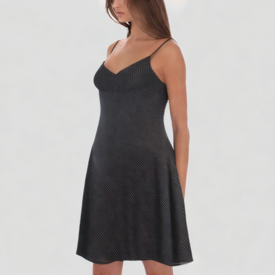 Swing Neck Suspender Dress