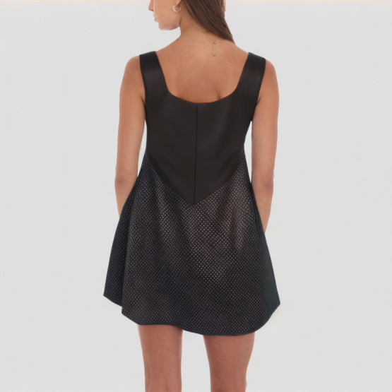 Swing Neck Suspender Dress