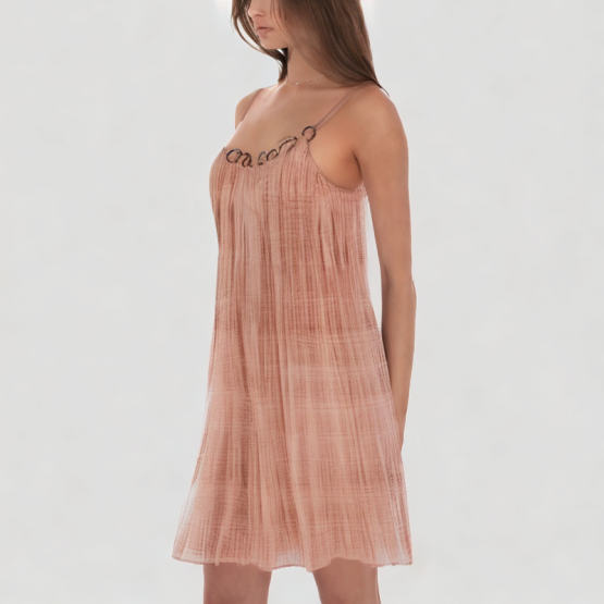 Ring Tie Dye Suspender Dress