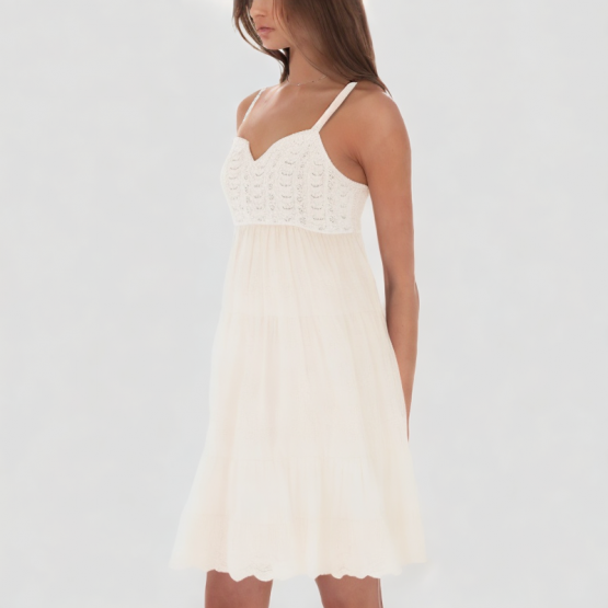 Summer Solid Color Suspender Dress
