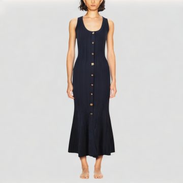 Women's Slim Fit Knit Sleeveless Dress