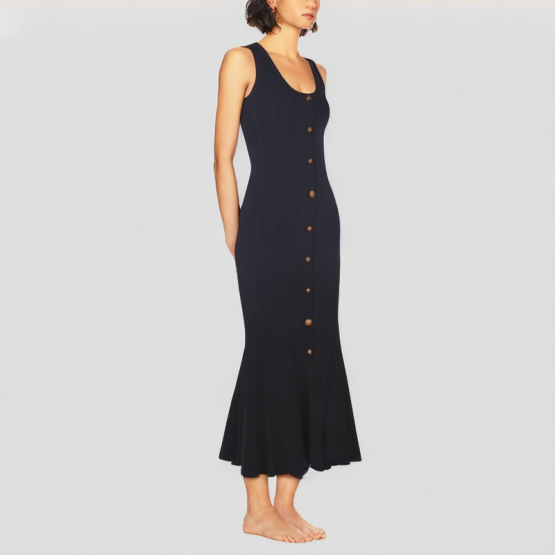 Women's Slim Fit Knit Sleeveless Dress