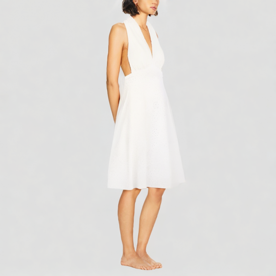 Cross Back Halter Dress