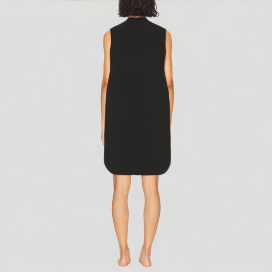 Simple V Neck Sleeveless Dress