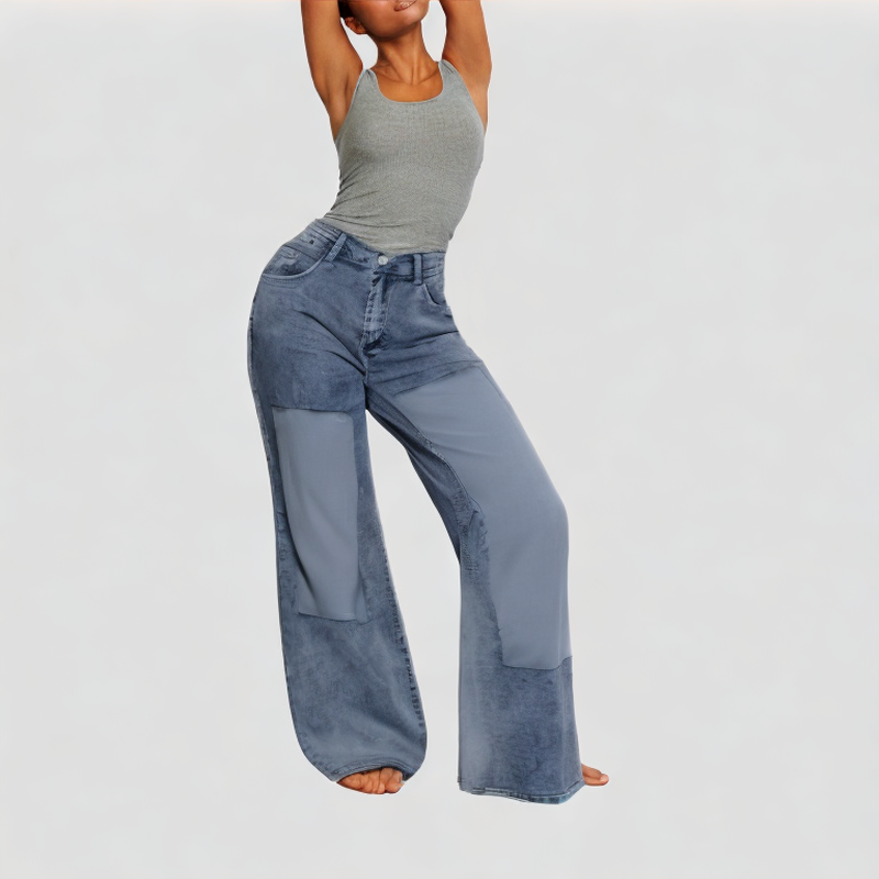 patchwork-casual-jeans